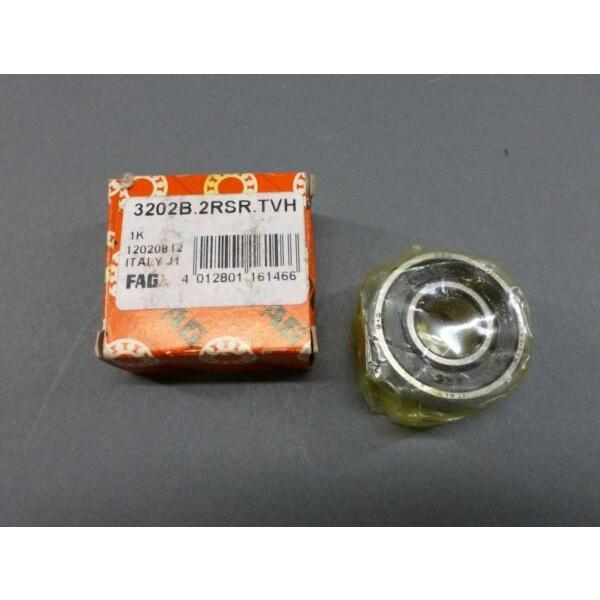 3202-B-2RSR-TVH FAG 15x35x15.9mm  ra max. 0.6 mm Angular contact ball bearings #1 image