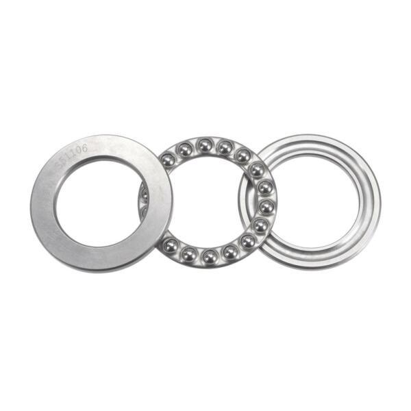 51106J NTN Long Description 30MM Bore 1; 32MM Bore 2; 47MM Outside Diameter; 11MM Height; Ball Bearing; Single Direction; Not Banded; Steel Cage; ABEC 1 | ISO P0 Precision 30x47x11mm  Thrust ball bearings #1 image