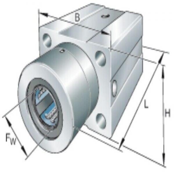 KTFS16-PP-AS INA  H 40 mm Linear bearings #1 image