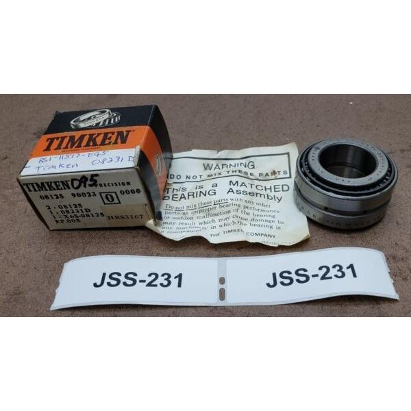 08125/08231D+X6S-08125 Timken r 0.4 mm 31.75x58.738x32.542mm  Tapered roller bearings #1 image