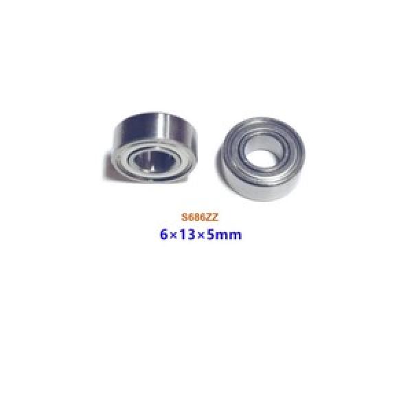 100) 686 ZZ Miniature Bearings ball Mini bearing 6x13x5 mm 6*13*5 686Z 686ZZ 2Z #1 image