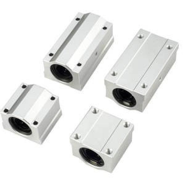 2 PCS SCS8LUU (8mm) Metal Linear Ball Bearing Pellow Block Unit FOR CNC SC8LUU #1 image