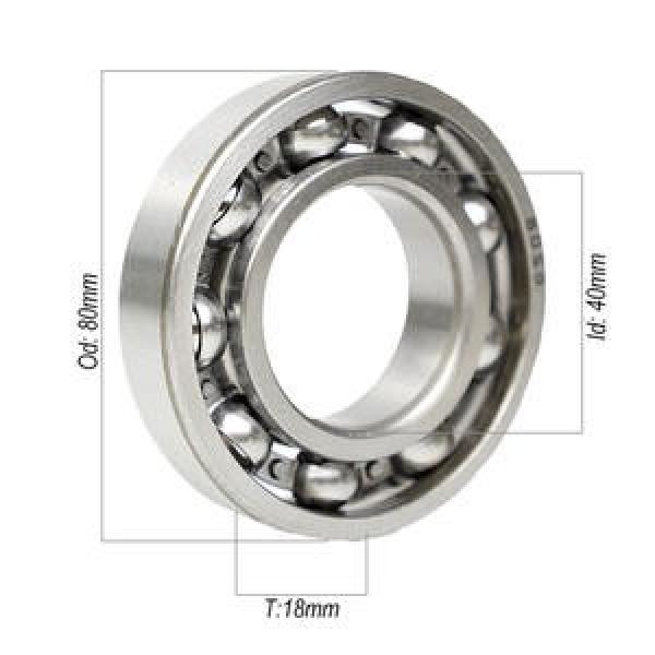 NSK 63305 Deep Groove Ball Bearing - 62 mm OD - 25 mm ID - Double Seals #1 image